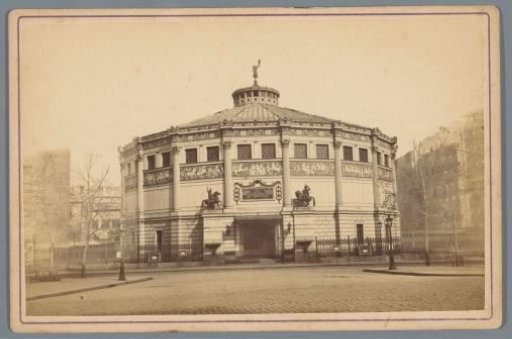 Exterior of the Cirque d'Hiver in Paris