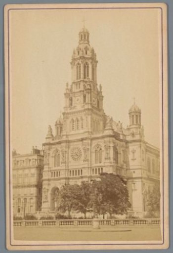 Exterior of the Église de la Sainte-Trinité in Paris