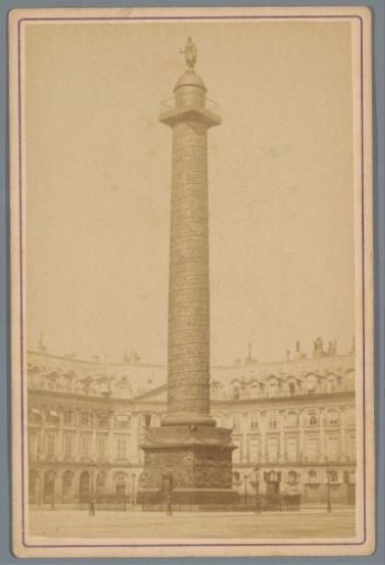 Vendôme Column on the Place Vendôme in Paris