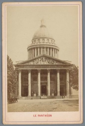 Exterior of the Panthéon in Paris