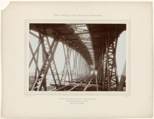 Bridge Over the Oude Maas River at Spijkenisse