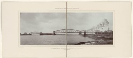 Bridge over the Oude Maas: view from the ferry landing on the right bank