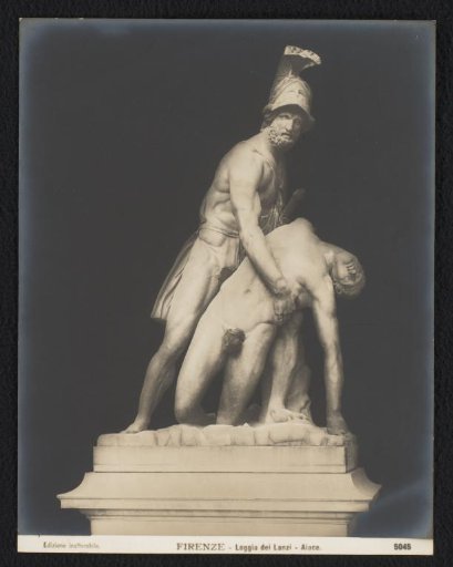 Menelaus carrying the body of Patroclus