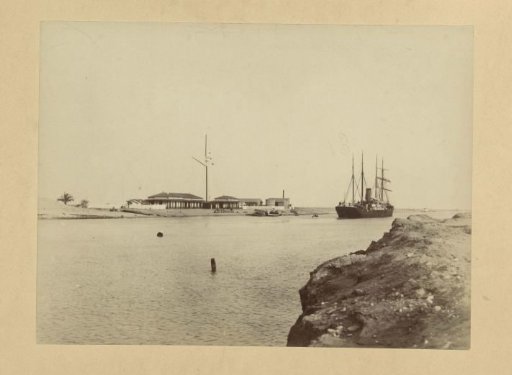 Signal station near the Suez Canal, Egypt