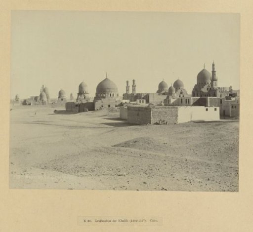 View of the Tombs of the Mamluks, near Cairo