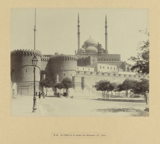 View of the Citadel and the Mosque of Mohammed Ali, Cairo