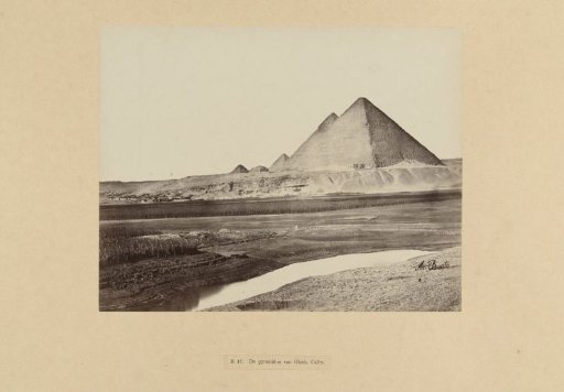 View of the Pyramids of Giza