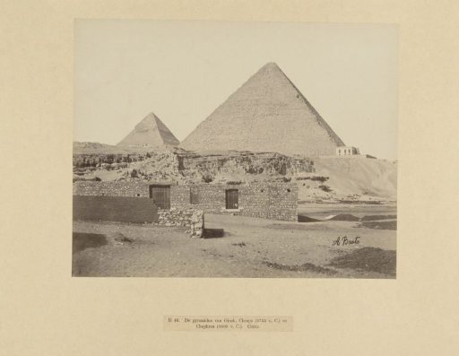 Pyramids of Cheops and Chephren, Giza