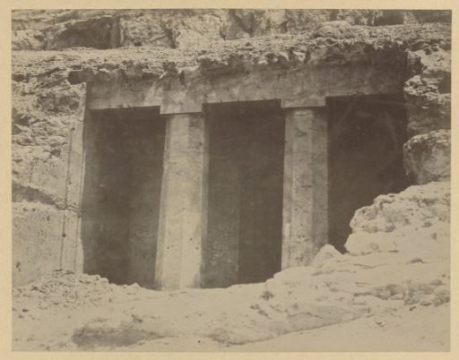 Entrance to the tomb of Khnumhotep II at Beni Hassan