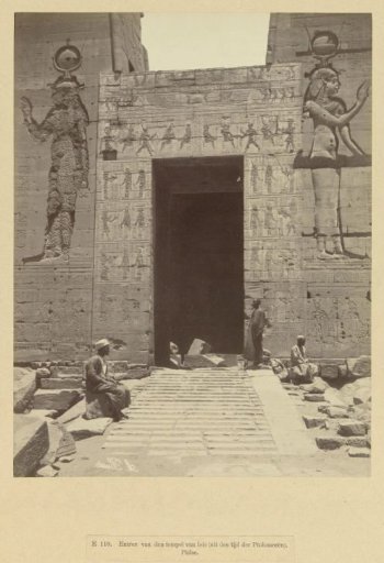 Entrance of the Temple of Isis on the island of Philae
