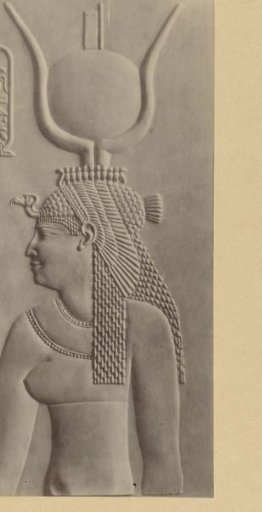 Relief of Cleopatra as Isis