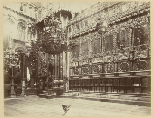 Greek Orthodox Katholikon in the Church of the Holy Sepulchre, Jerusalem