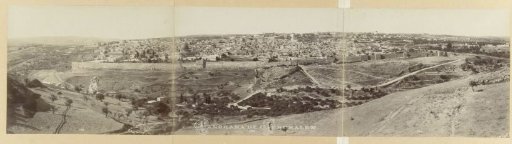 Panorama of Jerusalem, Seen from the Mount of Olives