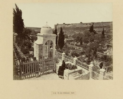 View of the Garden of Gethsemane, Jerusalem