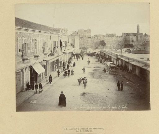 Street Scene in Jerusalem at the Jaffa Gate