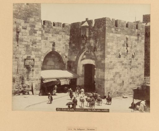 Jaffa Gate at Jerusalem