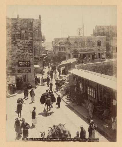 Street Scene in Jerusalem at the Jaffa Gate
