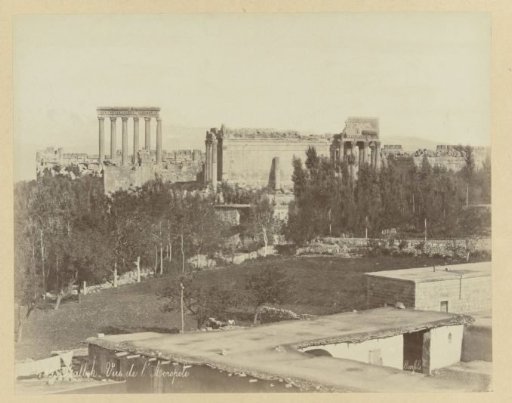 View of the Acropolis of Baalbek