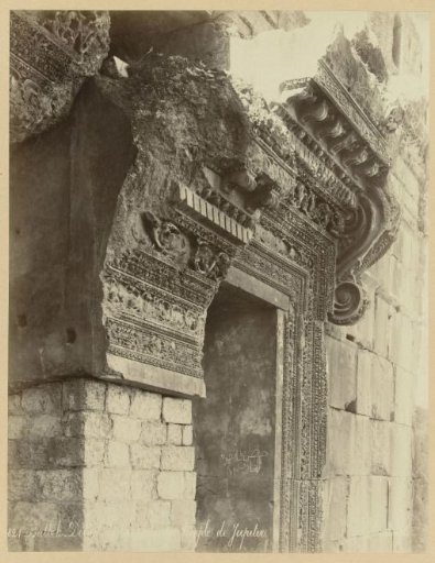 Decorated portal of the Temple of Bacchus, Baalbek