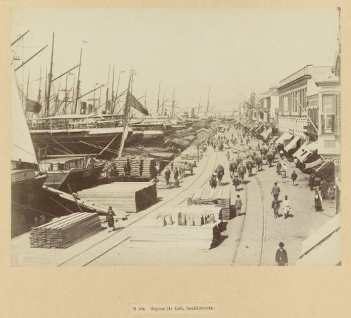 View of the harbour of Smyrna