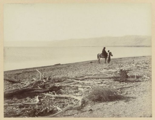 Rider and Man on the Shore of the Dead Sea