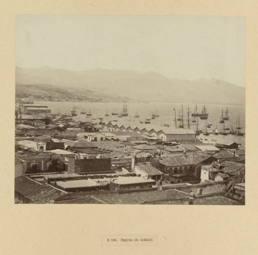 View of the harbour of Smyrna
