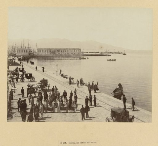 View of the quay of Smyrna