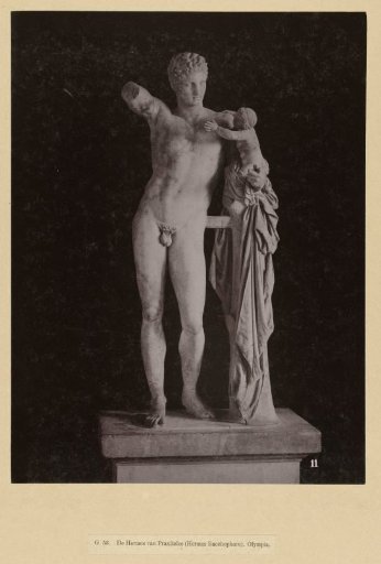Statue of Hermes with the child Dionysus