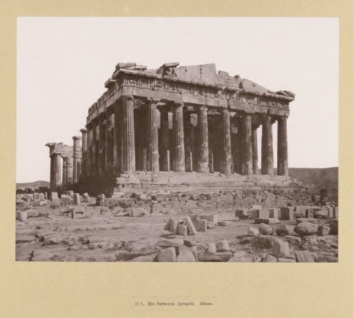Parthenon on the Acropolis of Athens
