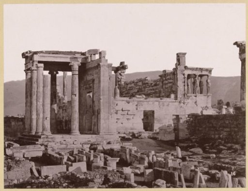 Erechtheion on the Acropolis of Athens