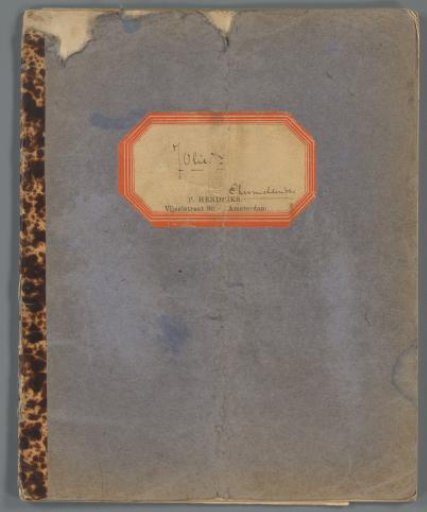 Manuscript with chemical notes