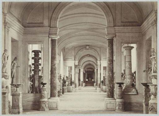 Hall with Antiquities in the Vatican Museums, Italy