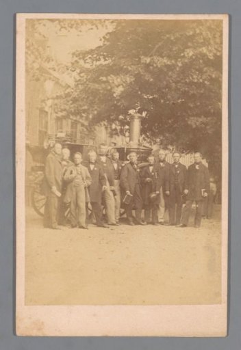 Group Portrait Taken at the Agricultural Exhibition in Middelburg in 1869