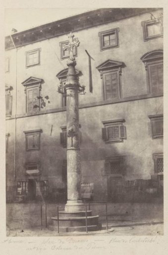 Column of San Zanobi on the Piazza San Giovanni in Florence, Italy