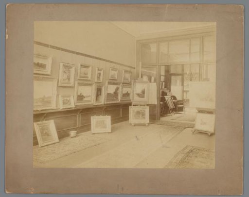 Interior of the Art Hall of J.C. Schüller at Plein 22 in The Hague