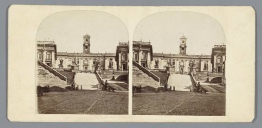 Stairs of the Capitoline Hill in Rome