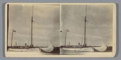 Sailing ship on the water