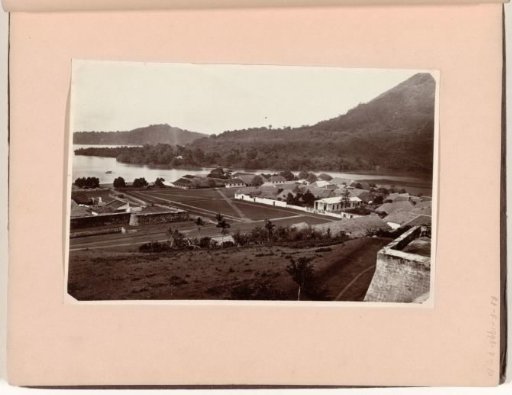 View of Bandaneira from Fort Belgica