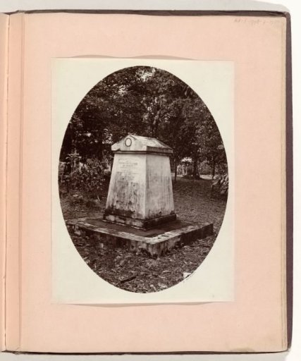 Tomb monument of Georg Everhard Rumphius on Ambon
