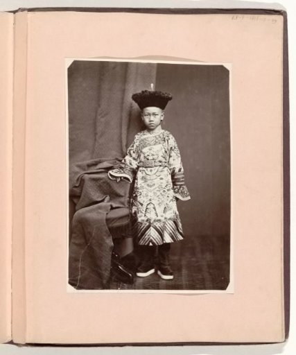 Portrait of an unknown Chinese boy