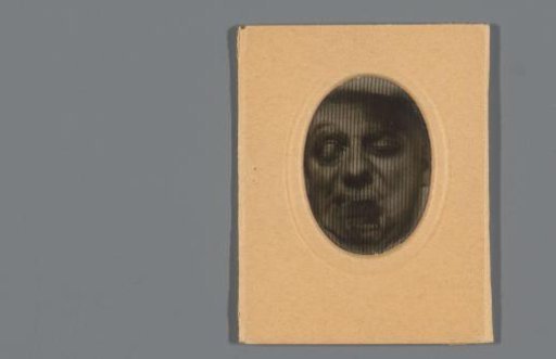 Man with Closed and Open Mouth