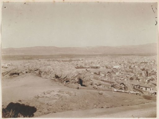 View of the Acropolis of Athens from the Areopagus