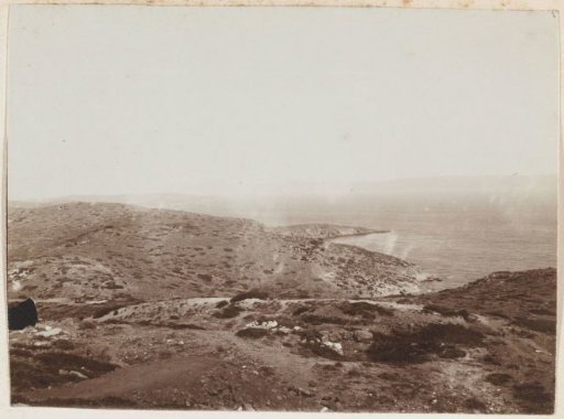 View of a cape in Greece, designated as Cape Kolonnäs