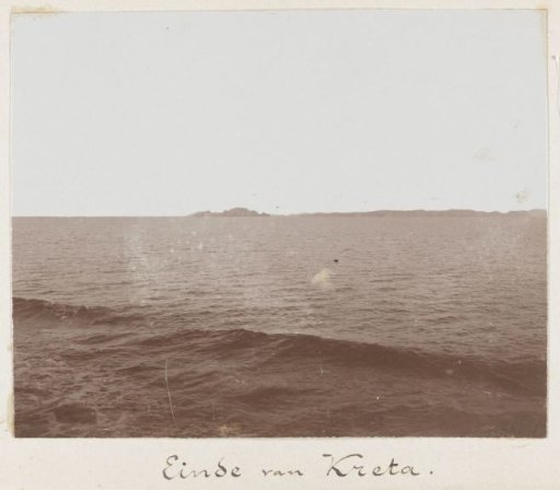 View over the Mediterranean Sea towards Crete