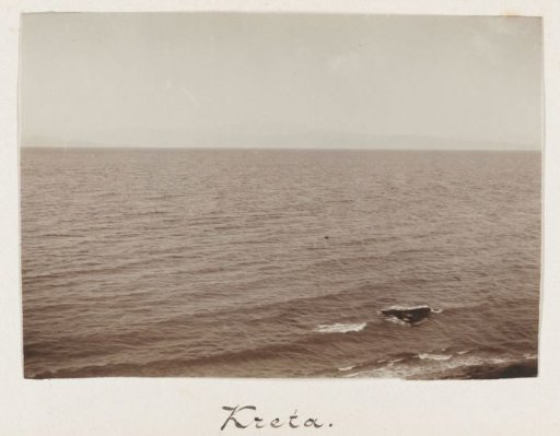 View over the Mediterranean Sea towards Crete