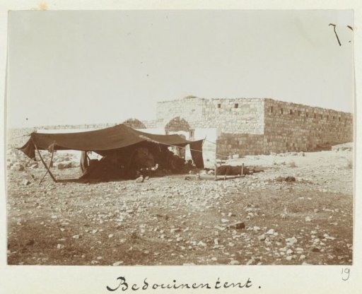 Bedouin tent between Umm Qais in Jordan and Samakh in Israel