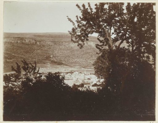 View of Nablus, Seen from Gerizim