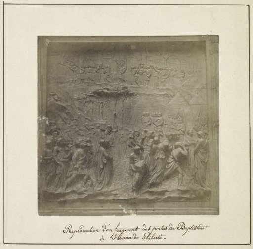 Photographic Reproduction of a Detail from Lorenzo Ghiberti's Porta del Paradiso: Joshua Taking Jericho