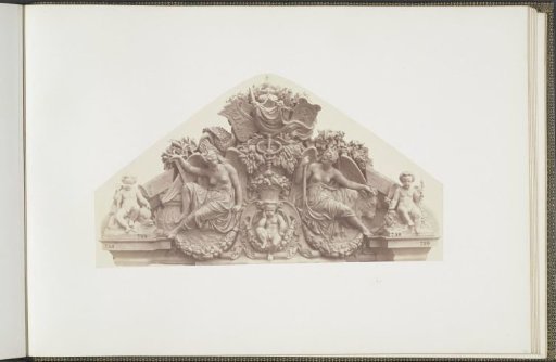 Plaster model for a sculpture at the Palais du Louvre: "La Terre et l'Eau" by Victor Vilain