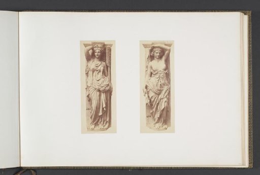 Plaster models for caryatids at the Palais du Louvre by Victor Vilain